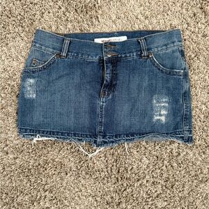 Denim Mini Skirt
